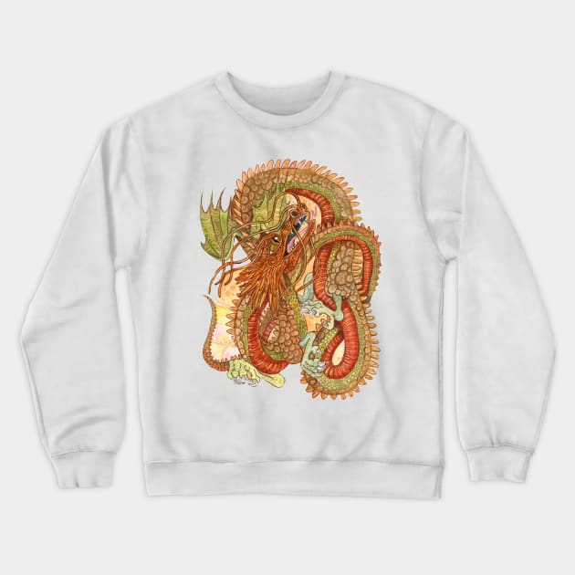 Shen Tsu Flight of Dragons Crewneck Sweatshirt by Shadowind